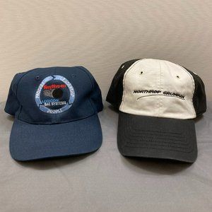 Defense Contractor Ballcaps, Northrop Grumman and Raytheon, NWOT